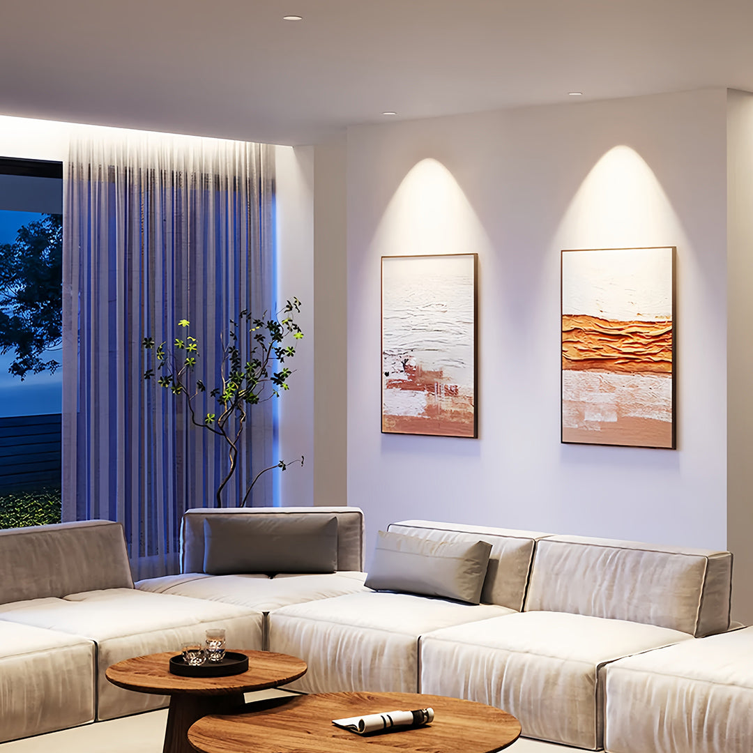 Trimless Recessed LED Downlight with Anti-Glare Deep Cup