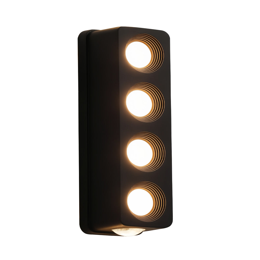 Modern Outdoor Wall Sconce with Up-Down LED Illumination