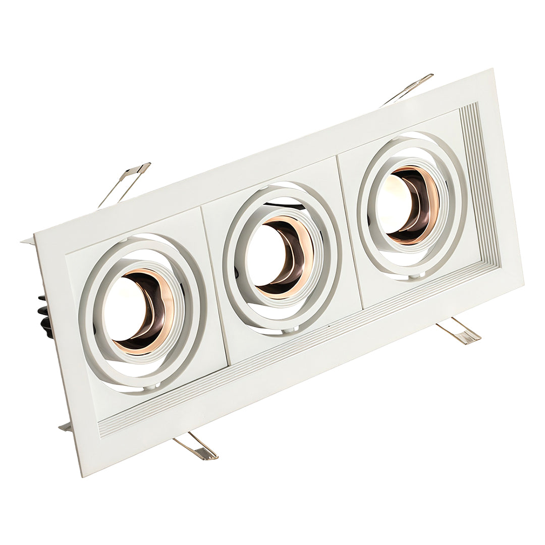 Recessed LED Spotlight with Anti-Glare Trim, Modern Architectural Downlight