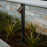 Bamboo Node LED Bollard Light — Modern Minimalist Landscape Lighting