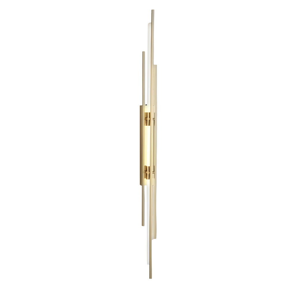 Modern Linear LED Wall Sconce in Black, Gold, or Copper
