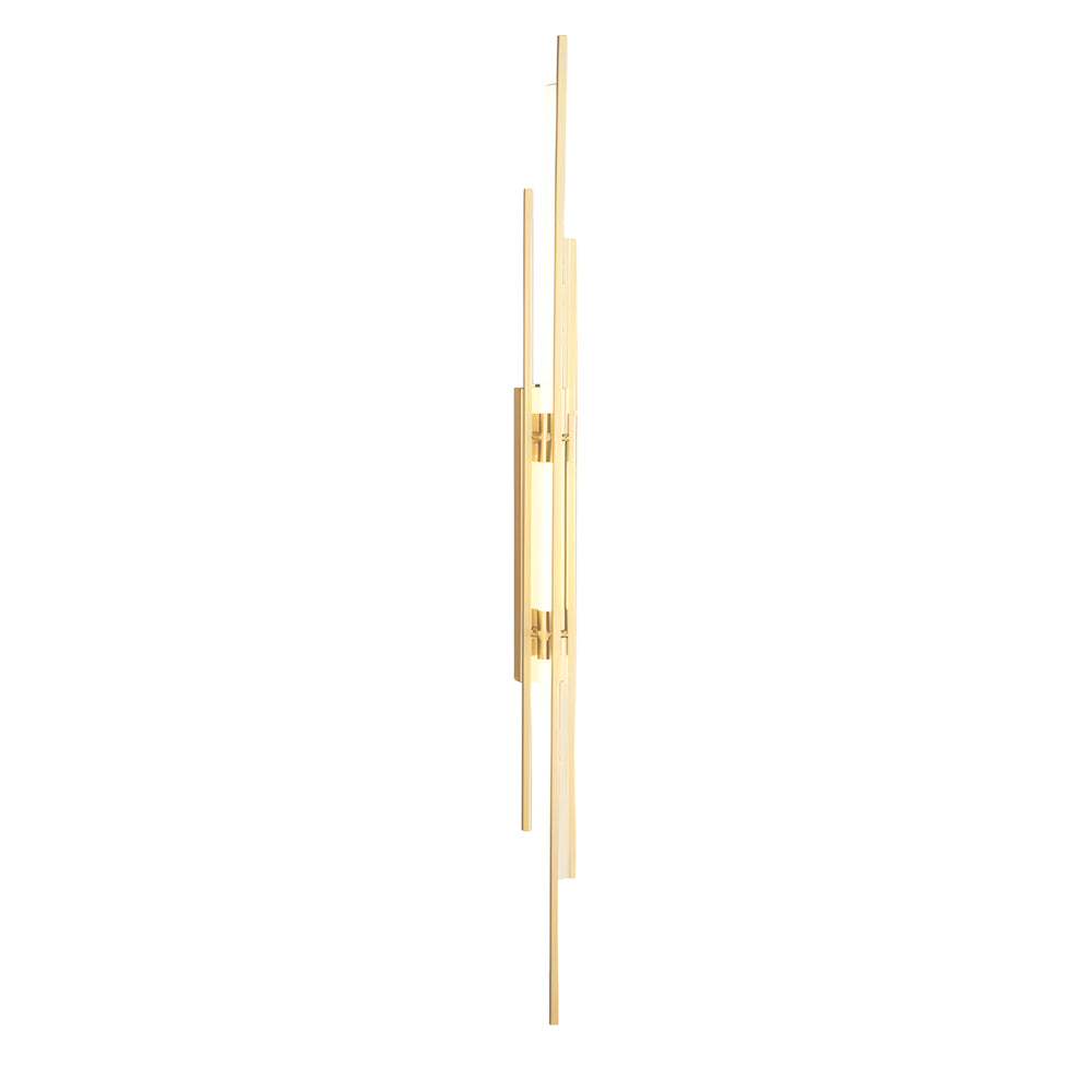 Modern Linear LED Wall Sconce in Black, Gold, or Copper