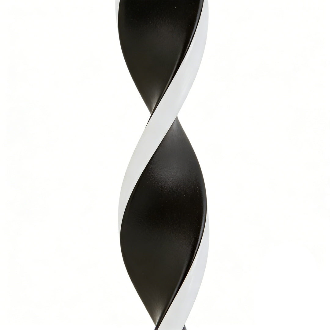 Twisted LED Wall Sconce | Modern Spiral Wall Light in Aluminum