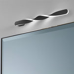 Twisted LED Wall Sconce | Modern Spiral Wall Light in Aluminum