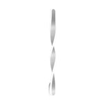 Twisted LED Wall Sconce | Modern Spiral Wall Light in Aluminum