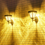 Aria Solar Wall Sconce — Modern Outdoor Lighting in Black Aluminum