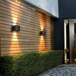 Two Way Luminous Design Outdoor Waterproof Led Wall Light With Adjustable Beam Angle