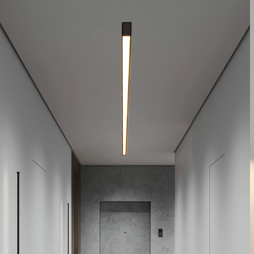 Minimalist LED Ceiling Light with Stepless Dimming and Remote Control