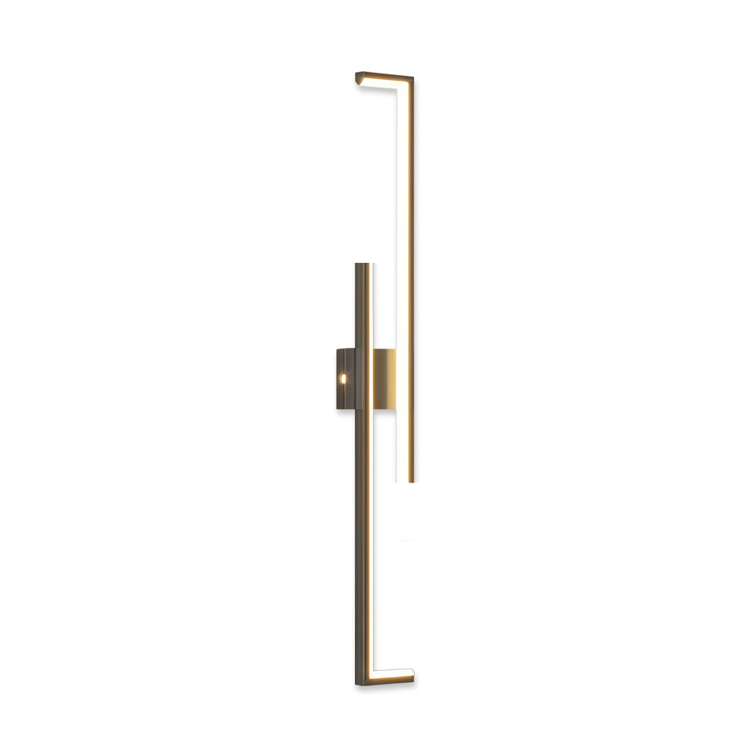Linear LED Wall Sconce in Iron with Adjustable Color Temperature