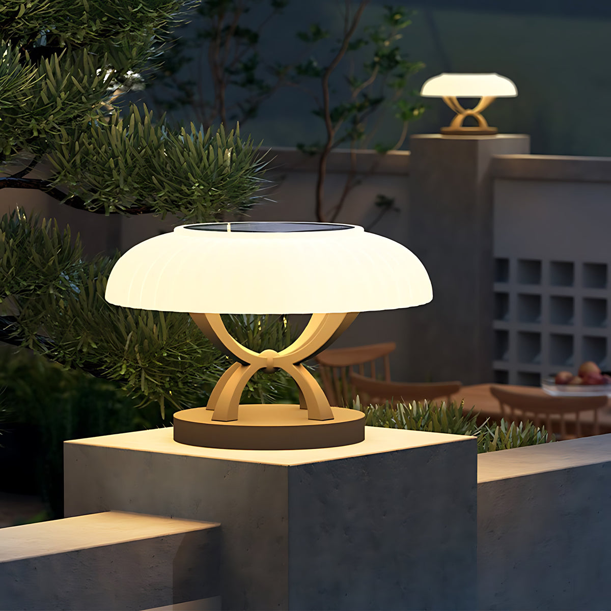 Arc Column Pillar Light – Waterproof LED Outdoor Post Lamp