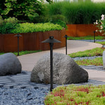 Modern LED Outdoor Path Light with Mushroom Umbrella Design for Garden Walkways