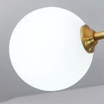 Aurelia Eight-Light Globe Pendant in Black and Gold