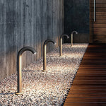 Arched Aluminum LED Path Light for Modern Garden Landscapes