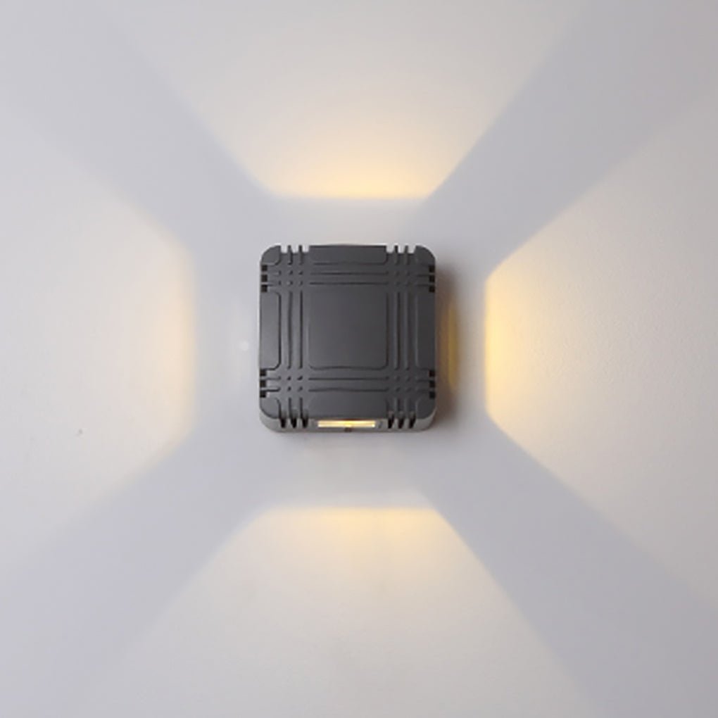 Unique Design Outdoor Led Waterproof Wall Light For Villa Gate Balcony