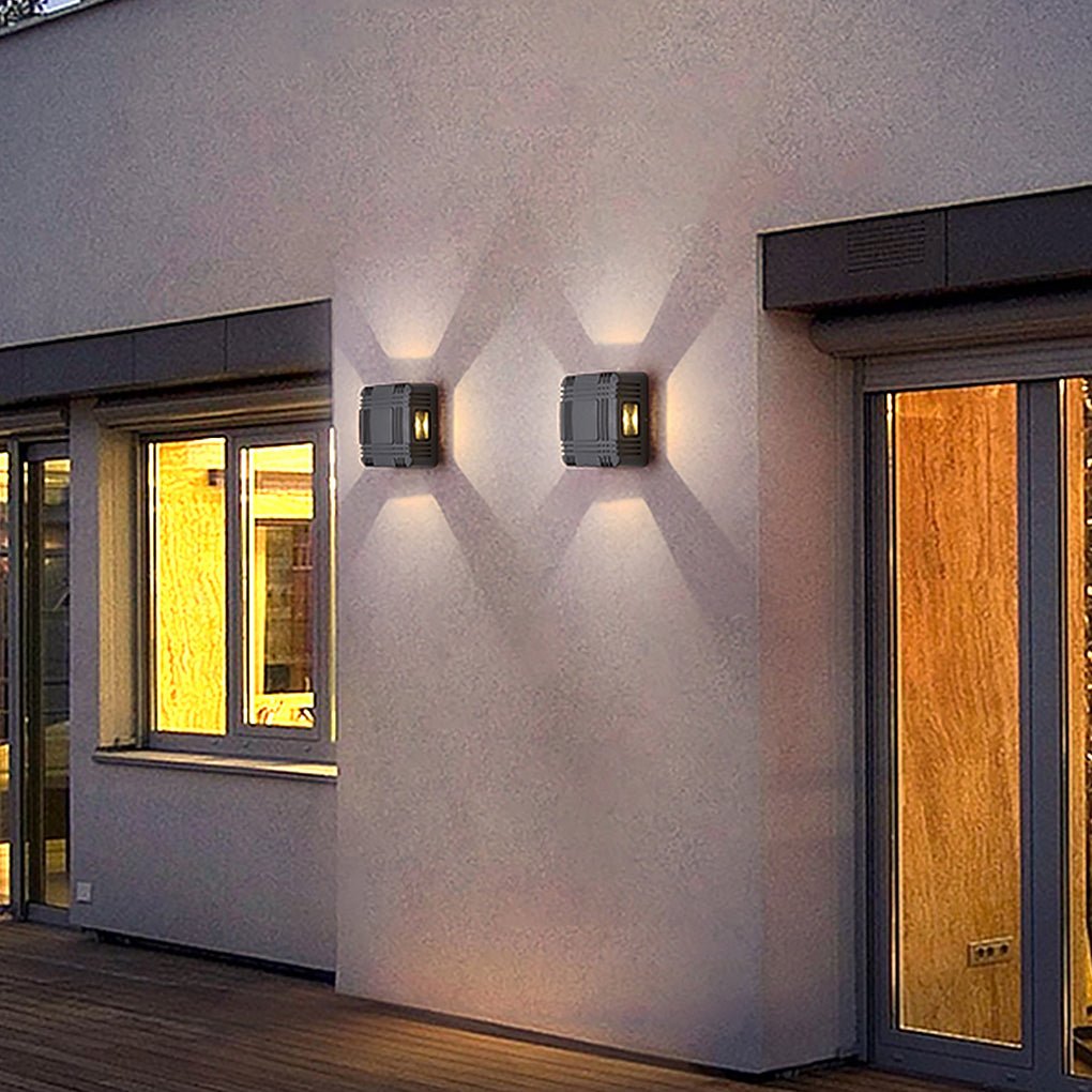 Unique Design Outdoor Led Waterproof Wall Light For Villa Gate Balcony