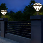 Unique Diamond Shaped Led Post Lights Outdoor Lights Waterproof Fence Post Lights