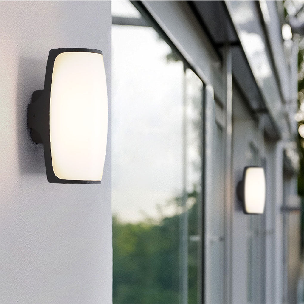 Unique Double Layer Lampshade Waterproof Outdoor Led Wall Lamp For Villa Courtyard Balcony