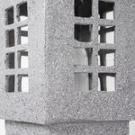 Sculptural Stone-Effect LED Landscape Pillar Light for Courtyards & Walkways