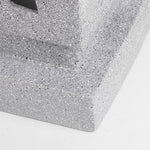 Sculptural Stone-Effect LED Landscape Pillar Light for Courtyards & Walkways