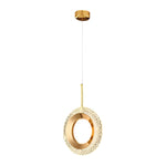 Aurelia Water Drop LED Pendant Light — Modern Minimalist Chandelier in Gold