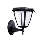 Modern Outdoor Wall Sconce with Solar Powered LED Lighting