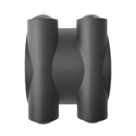 Modern LED Wall Washer Light – Black Aluminum Up & Down Outdoor Sconce