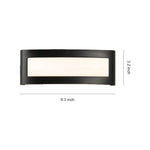 Aurelia Outdoor Up & Down Wall Sconce in Black Aluminum