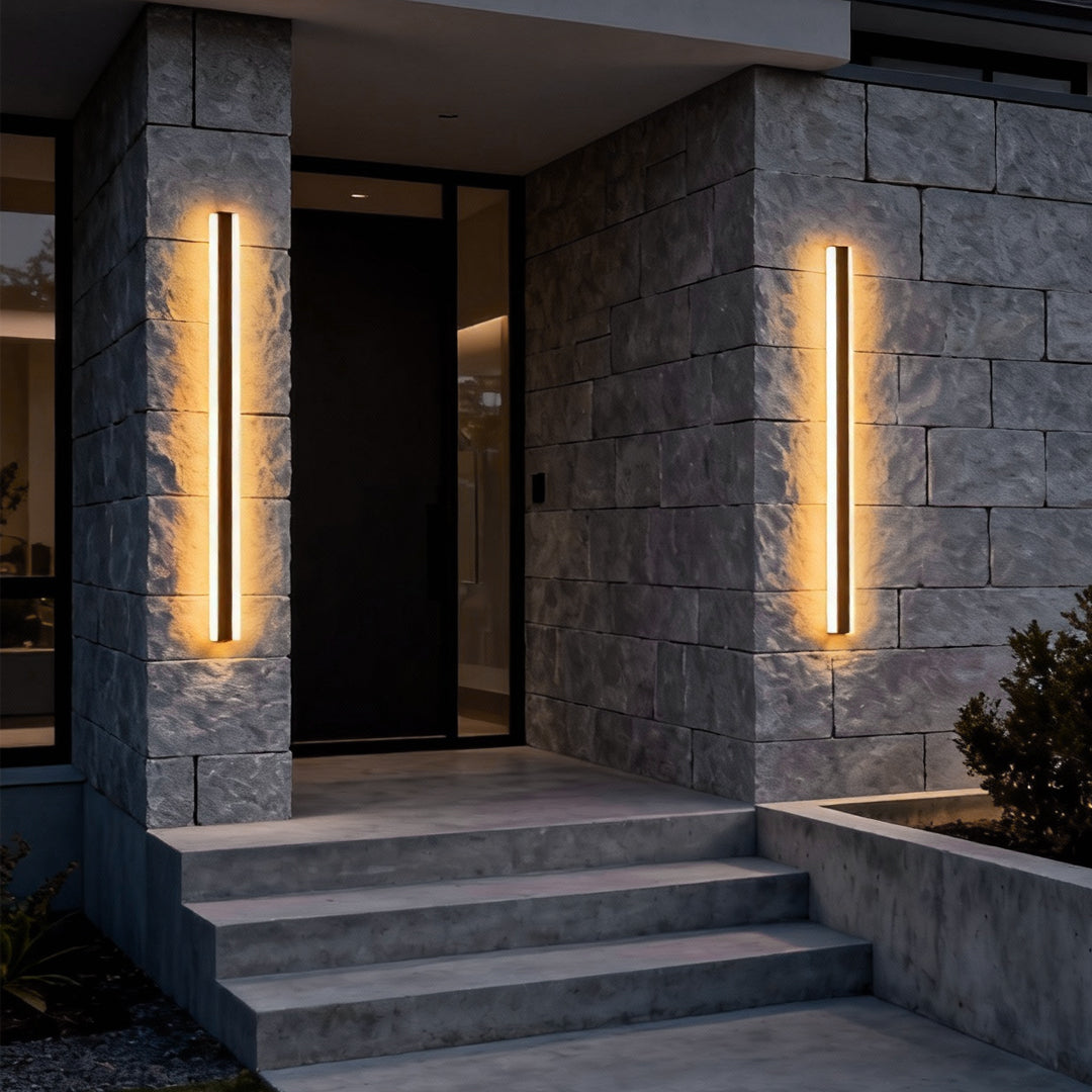 Luma Linear RGB LED Outdoor Wall Light in Stainless Steel
