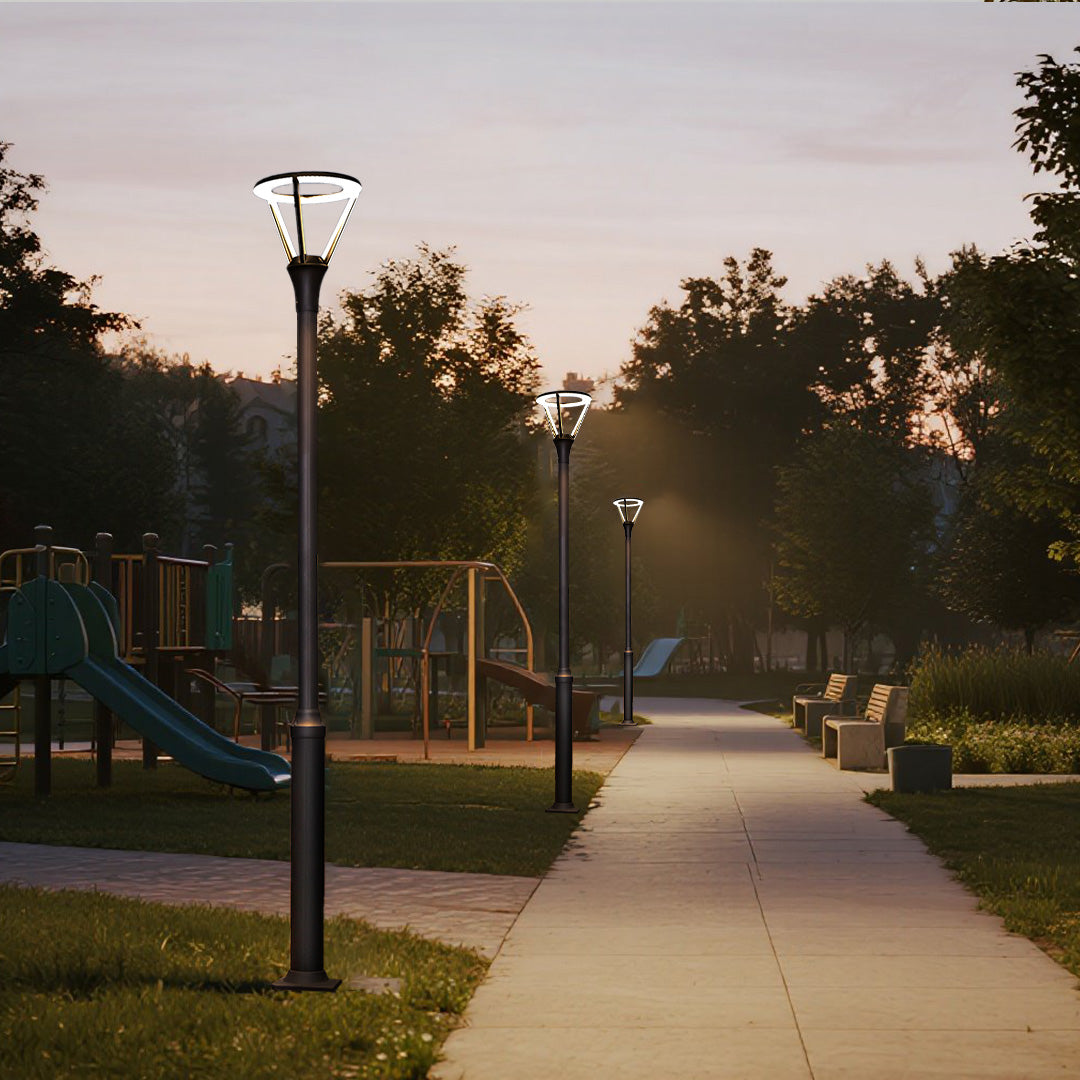 Modern LED Post Light for Outdoor Garden, Villa, and Courtyard