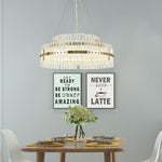 Modern Luxury Dozens Of Crystal Chandelier Gold Led Lighting