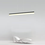 Linear LED Pendant Light in Aluminum and Acrylic for Modern Interiors