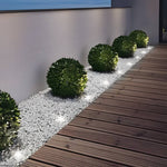 Solar Recessed In-Ground LED Well Light, Warm White 3000K, Aluminum