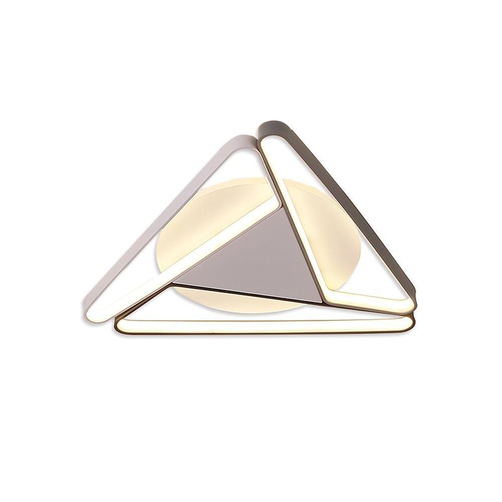 Modern Geometric LED Flush Mount Ceiling Light for Living Room and Bedroom