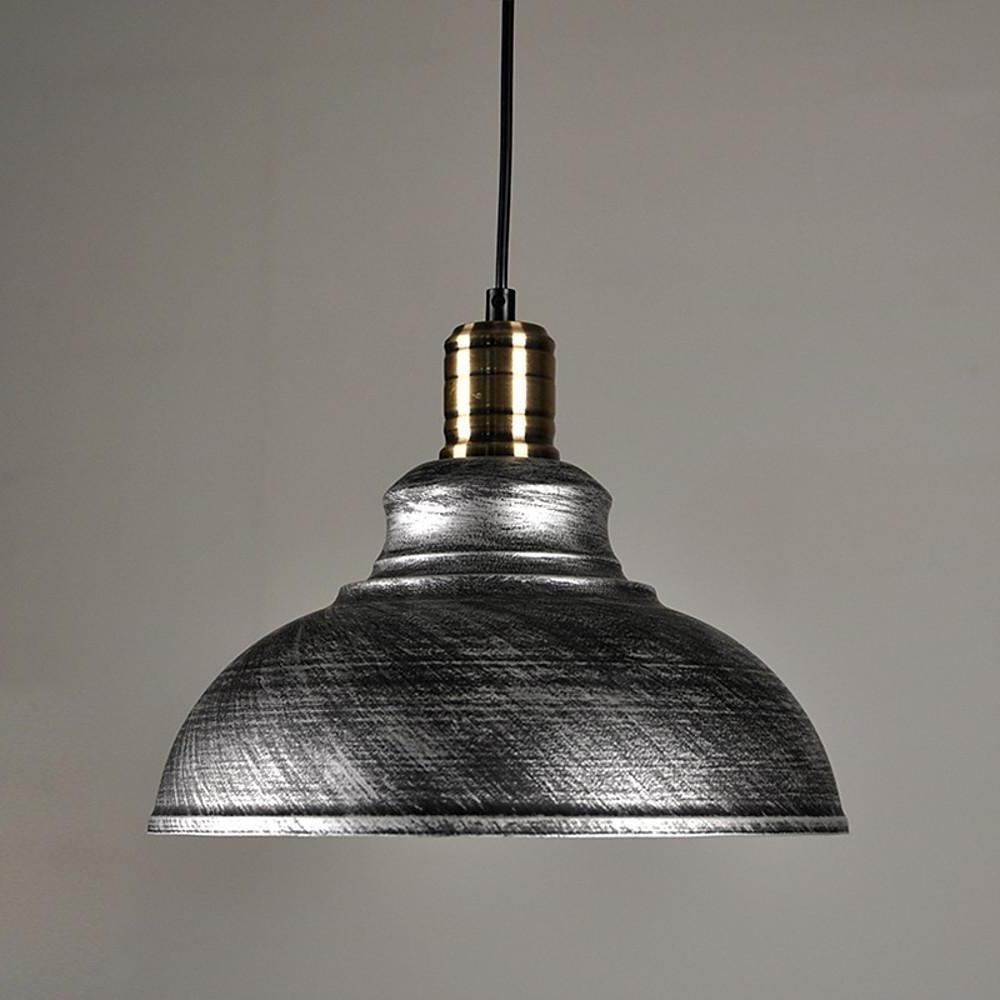 Semi Globe Metal LED Pendant Light with Adjustable Cord for Modern Interiors