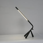 Tripod LED Table Lamp with 360° Rotating Head, Eye-Care Dimmable Light