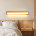 Vintage Wood Grain LED Wall Sconce with Acrylic Diffuser