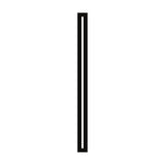 Linear LED Wall Sconce in Black Iron with Acrylic Diffuser