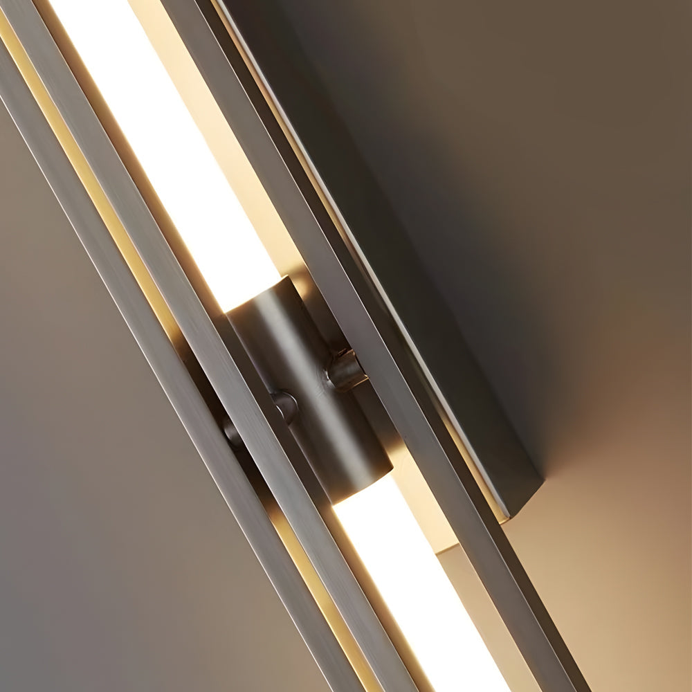Modern Linear LED Wall Sconce in Black, Gold, or Copper