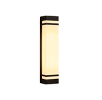 Modern Rectangular LED Outdoor Wall Sconce in Stainless Steel