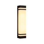 Modern Rectangular LED Outdoor Wall Sconce in Stainless Steel