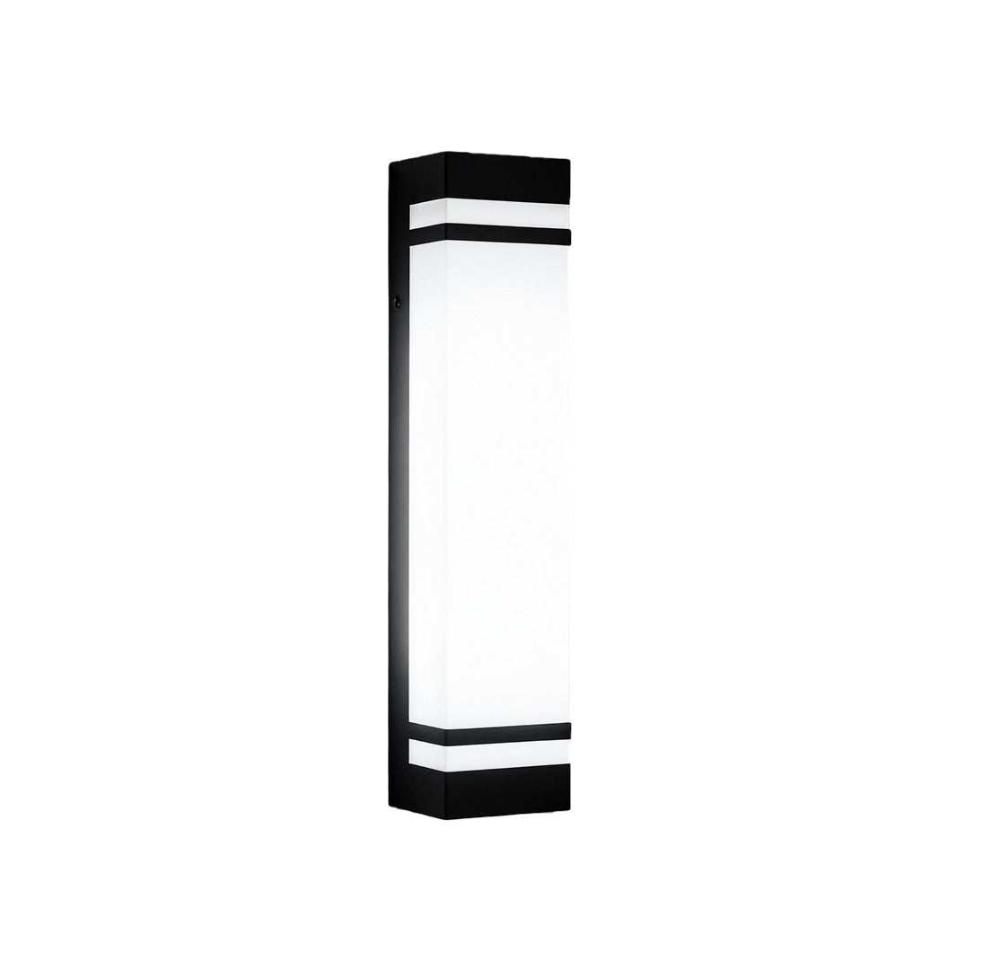 Modern Rectangular LED Outdoor Wall Sconce in Stainless Steel