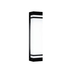 Modern Rectangular LED Outdoor Wall Sconce in Stainless Steel