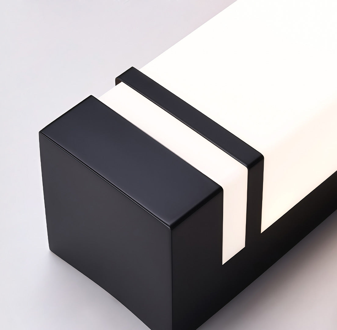 Modern Rectangular LED Outdoor Wall Sconce in Stainless Steel