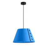 Blue Felt Pendant Light with Acoustic Design for Modern Interiors