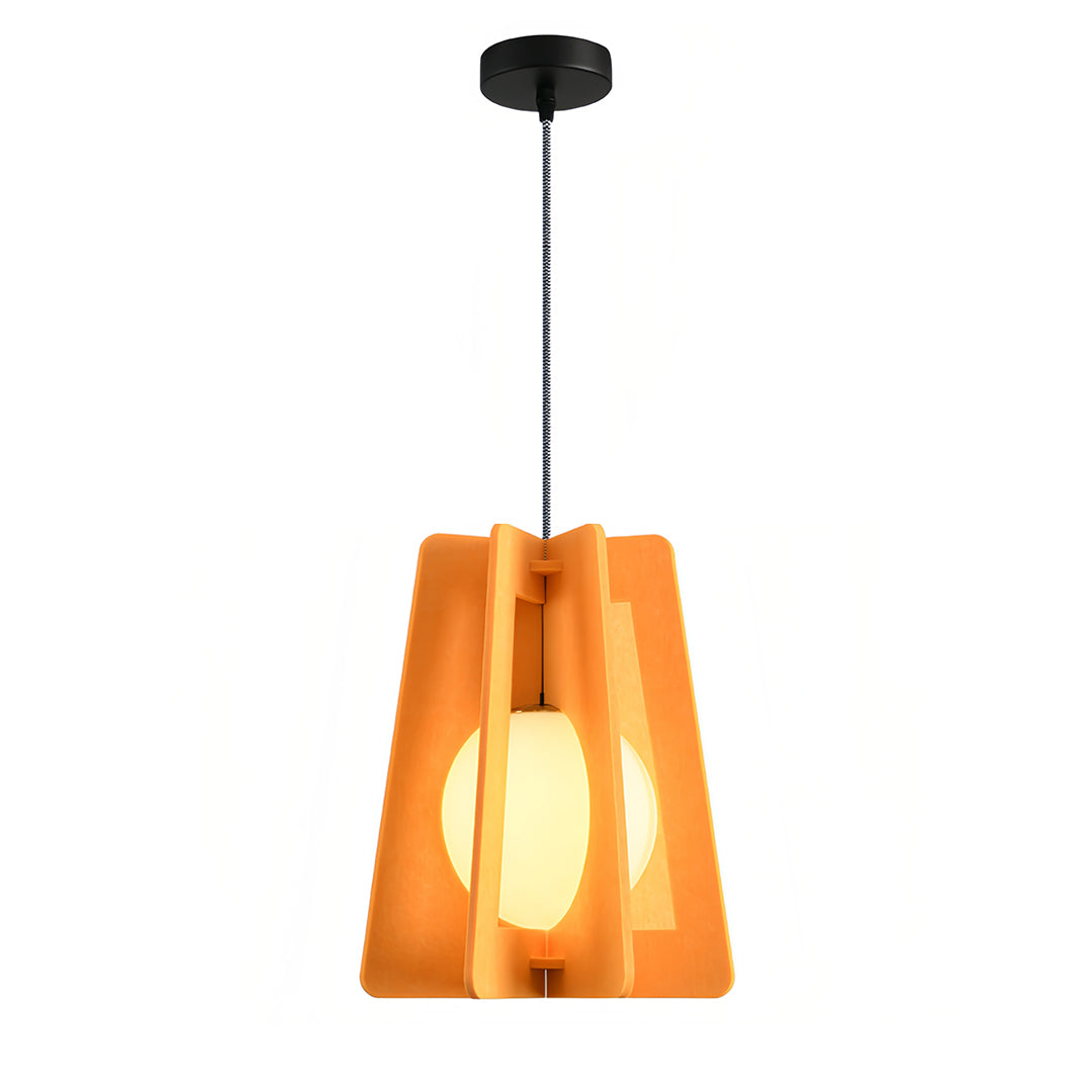Geometric Felt Pendant Light with Acoustic Design for Modern Interiors
