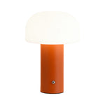 Mushroom Table Lamp with Iron Base and Rotomolded Shade