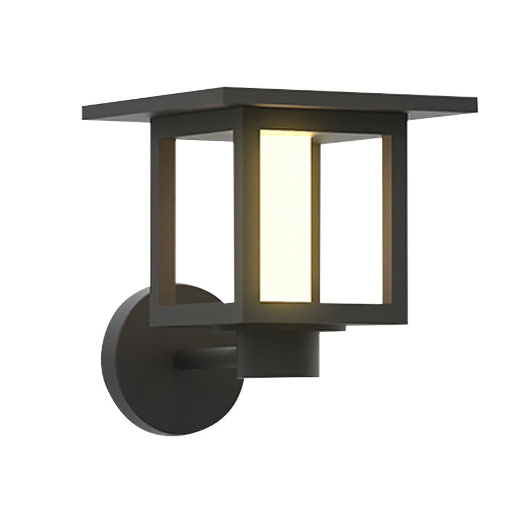 LED Post Lights with Rain Shield, Sand Gray Outdoor Landscape Lighting