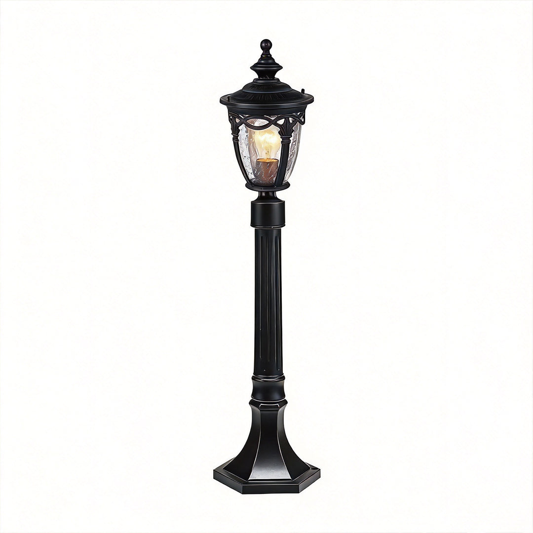 Aluminum Garden Path Bollard Light with Warm LED Glow