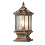 European Vintage Lantern Post Light for Outdoor Pathways and Courtyards