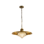 Aurelia Copper Iron Pendant Light with Adjustable Chain